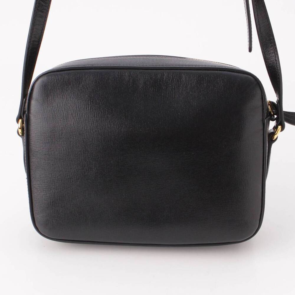Gucci Bag Leather Shoulder Black Horsebit - Picture 3 of 8